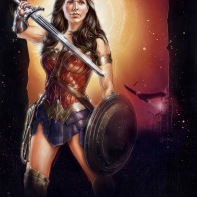 Gal Gadot Wonder Woman illustration